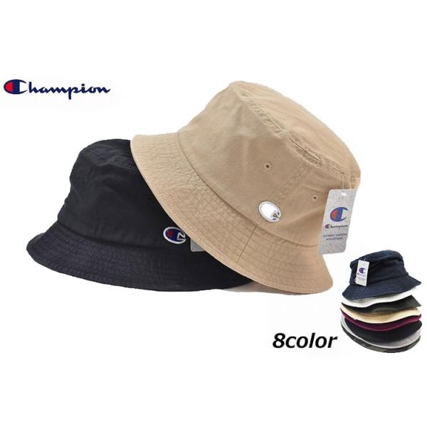 チャンピオン 帽子 バケットハット メンズ レディース ブランド Champion アウトドア 8色 UV 運動会 キャンプ 58cm