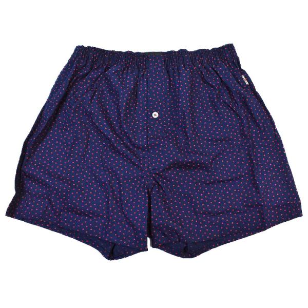ポールスミス トランクス パンツ 下着 メンズ ブランド 前開き 専用箱付 ミニ ハート M L LL 紺 ネイビー アンダーウェア 綿 男性 紳士