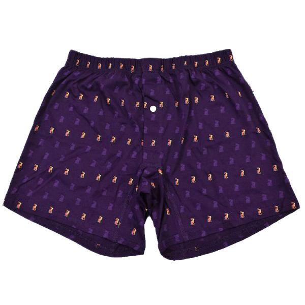 ニット トランクス ポールスミス パンツ 下着 メンズ 専用箱付 ストライプ ラビット うさぎ パープル アンダーウェア 男性 紳士