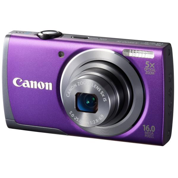 Canon デジタルカメラ PowerShot A3500 IS(パープル) 広角28mm 光学5倍ズーム PSA3500IS(PR)