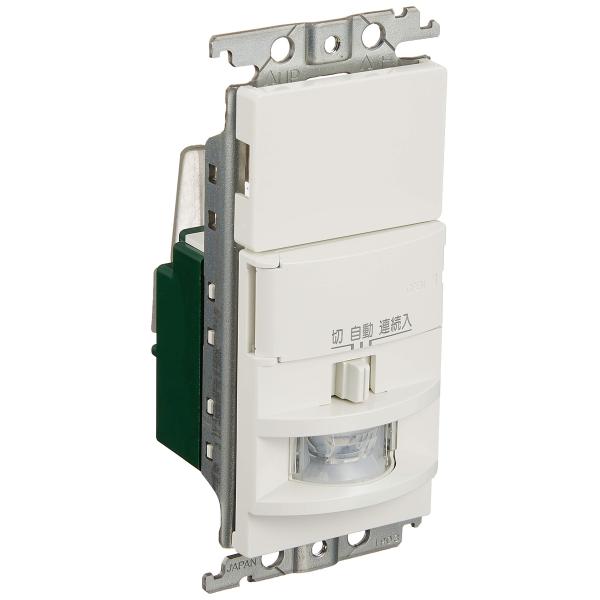 パナソニック WTK1811WK Panasonic 熱線センサ付自動スイッチ（壁用） WTK1811WK | 商品紹介