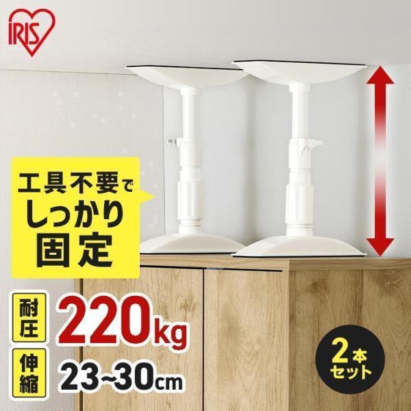 地震 転倒防止 突っ張り棒 転倒防止グッズ つっぱり棒 地震対策 2本セット 棚 アイリスオーヤマ 新生活 :248060:メガストア !店