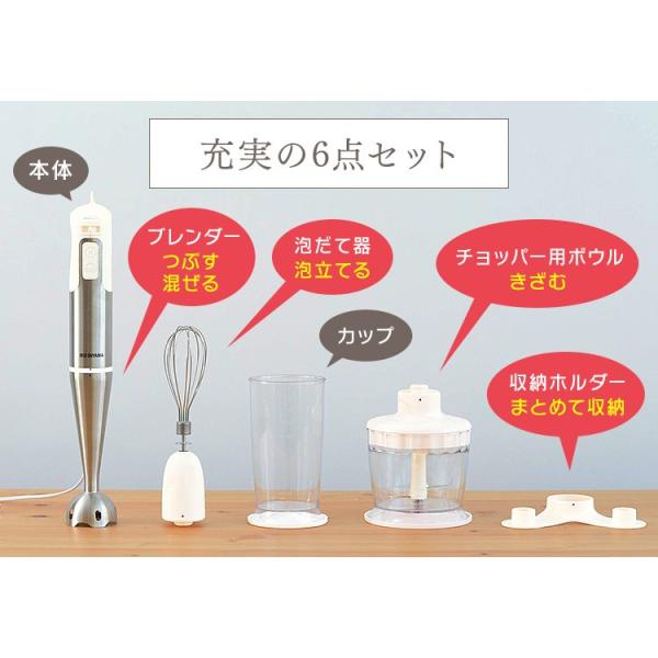 ハンドミキサー 泡立て器 電動 一台4役 離乳食 ブレンダー ミキサー シンプル おしゃれ ハンディブレンダー アイリスオーヤマ Hbl 0 Buyee 日本代购平台 产品购物网站大全 Buyee一站式代购 Bot Online