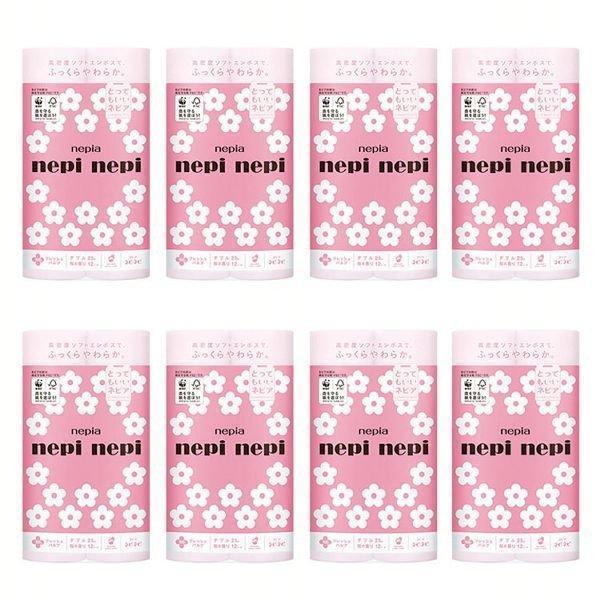 トイレットペーパー ダブル ネピア 12ロール 8個 セット 桜の香り 25m 王子ネピア D Megastore Paypayモール店 通販 Paypayモール