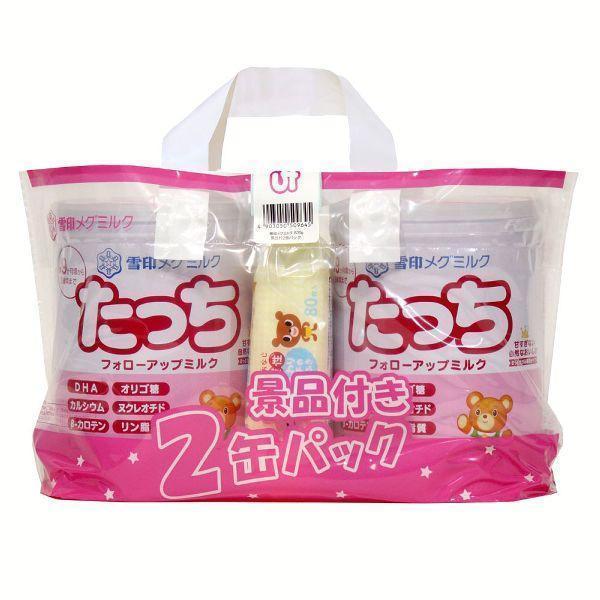 粉ミルク ぴゅあ ミルク 雪印メグミルクたっち 2缶パック 満9か