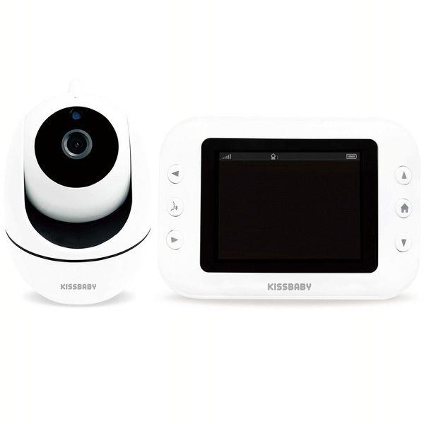 （検索用：ベビーモニター ワイヤレス カメラ 見守り モニター ベビーカメラ セーフティ ノイズキャンセル機能 ナイトビジョン 通話 盗聴防止 防犯 赤ちゃん 寝室 KISSBABY 4571303950195）●翌日優良配送対象商品につき...