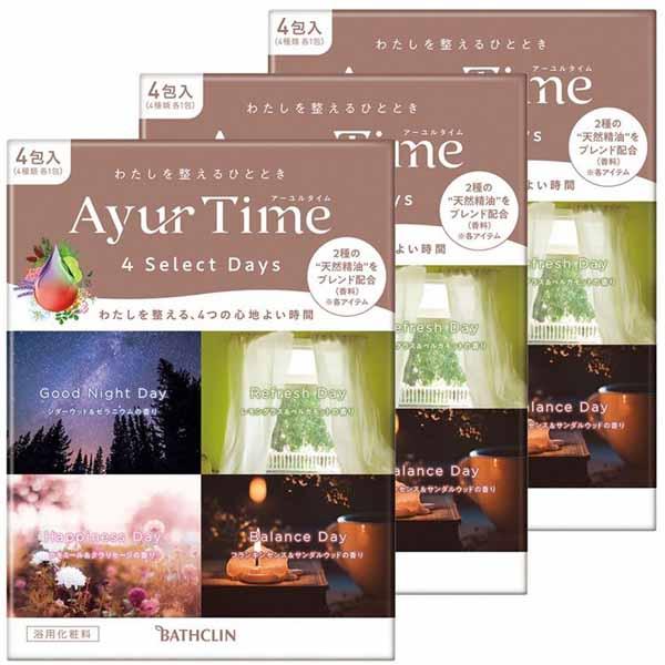 バスクリン　アーユルタイム　バスソルト　4個セット Amazon | アーユルタイム バスクリン Collection Box [480g×3本