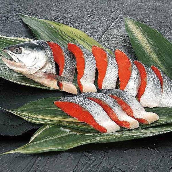 北田塩紅鮭半身切身 1kg×1 北田水産 (代引不可)(TD)