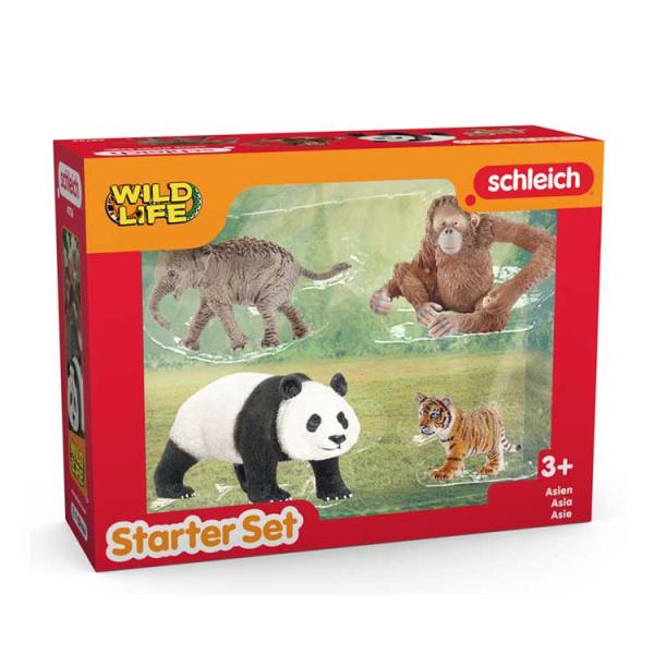schleich シュライヒ ワイルドライフ アジアの野生動物セット 42736