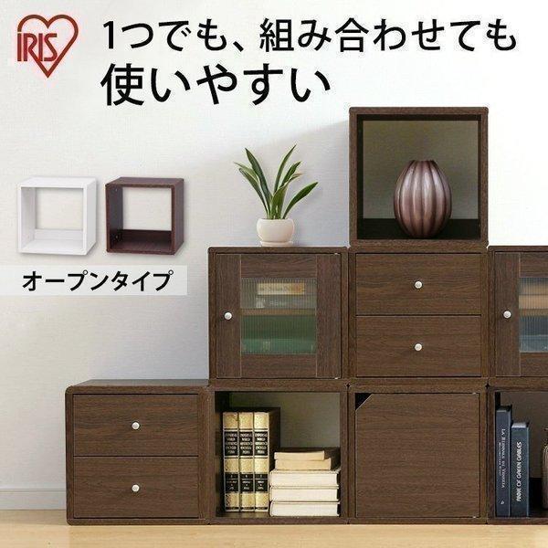 IRIS OHYAMA カラーボックス 収納 北欧 おしゃれ 本棚 ラック 棚