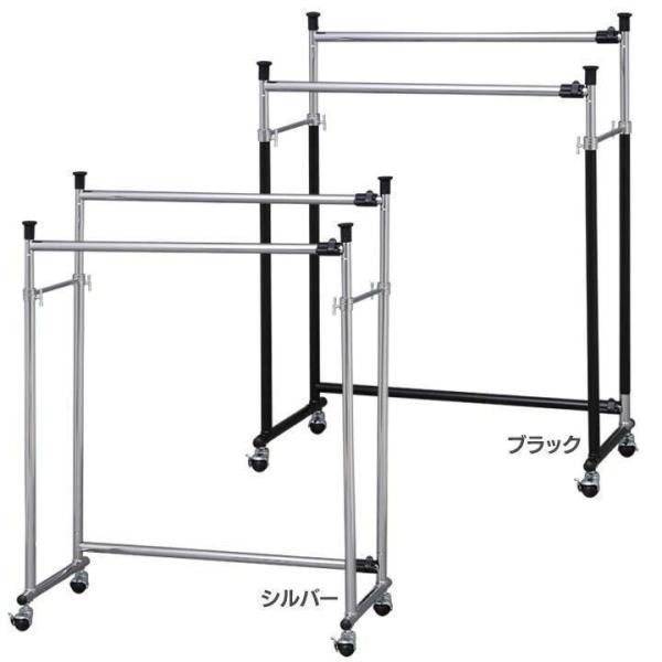 押入れハンガー 2連 頑丈 スリム キャスター付 ハンガーラック 大量 ハンガー掛け クローゼットハンガー アイリスプラザ Megastore Paypayモール店 通販 Paypayモール