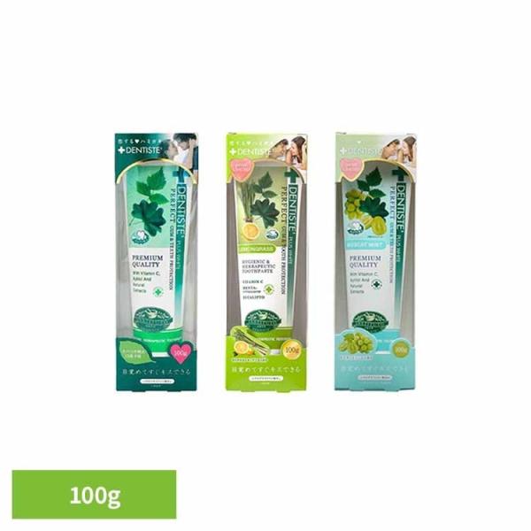歯磨き粉 デンティス レモングラス マスカットミント チューブタイプ 100g 口臭ケア 口臭をカバー 息スッキリ 歯みがき粉 リベルタ Liberta * (B)