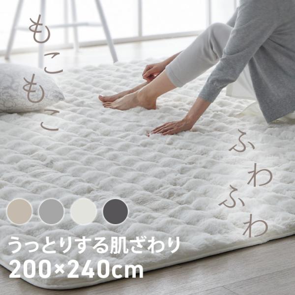 fuwawa ラグ カーペット 滑り止め付 洗える ラグマット 3畳 200×2 Amazon｜fuwawa ラグ カーペット 滑り止め付 洗える ラグマット 3畳