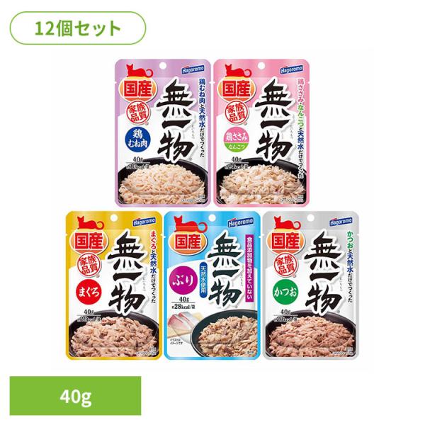 他サイト： 猫 キャット キャットフード 鶏むね肉 パウチ ウェット トッピング ペットフード ごはん (12個)無一物パウチ 無一物の商品画像