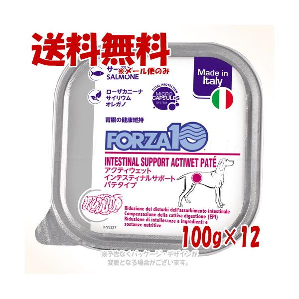 【最終値下】FORZA10 インテスティナルサポート　アクティブパテ サーモン犬 FORZA10（フォルツァディエチ） ドッグ インテスティナル(胃腸ケア