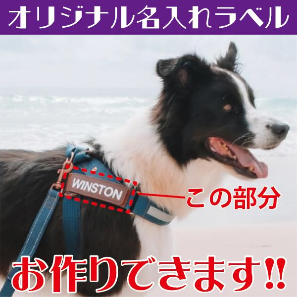 KILONINER(キロナイナー)に貼り付けられるお名前入りオリジナルラベルが作れます!!(Mサイズ) 　胴輪 お散歩 お出かけ マジックテープ式