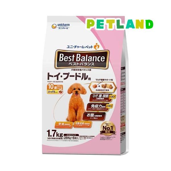 他サイト： ベストバランス トイ・プードル用 10歳以上用 ふっくら ( 1.7kg )/ ベストバランス ( ドッグフード )の商品画像