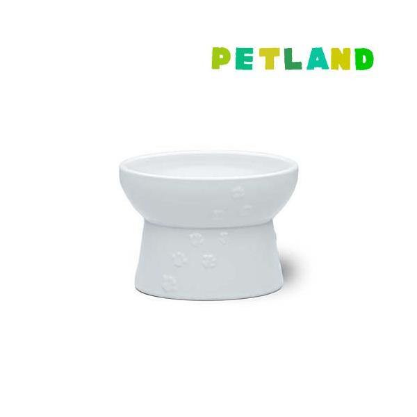 他サイト： 猫壱 ハッピーダイニング 猫用 脚付フードボウル 日本製 ホワイト ( 1個 )/ 猫壱の商品画像