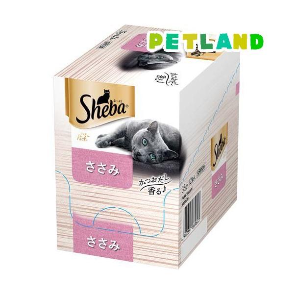 他サイト： シーバ リッチ ささみ 成猫 キャット ウェットフード ( 35g×12袋入 )/ シーバ(Sheba)の商品画像