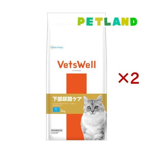 ベッツウェル 猫用食事療法食 下部尿路ケア ( 2kg×2セット )/ : ペット