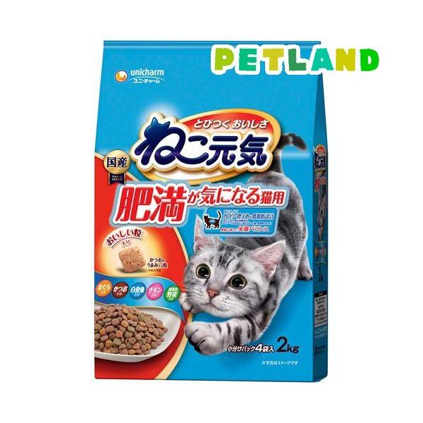 ねこ元気 肥満が気になる猫用 まぐろ・かつお・白身魚・チキン