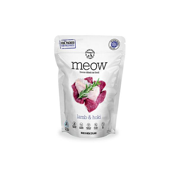 【売上の一部が保護犬へ】MEOW ミャウ フリーズドライキャットフード ラム＆ホキ 50g キャットフード  オールステージ