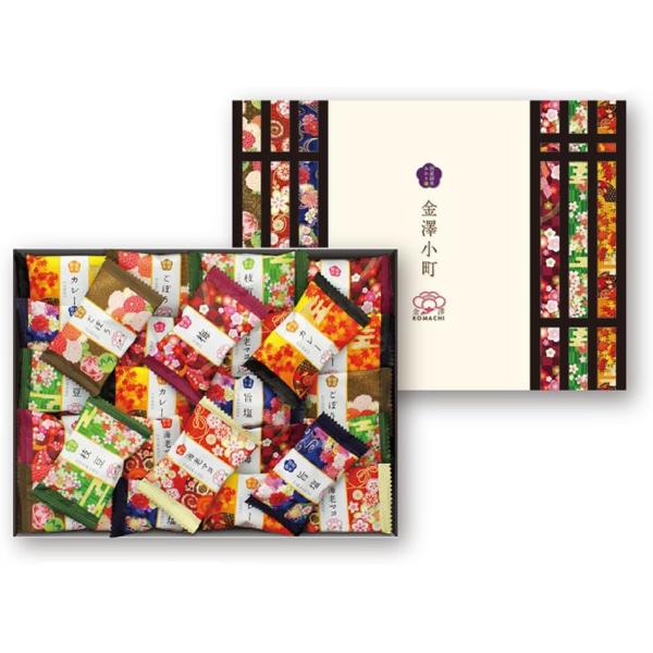 国産もち米100％にこだわったおかきの詰合せ。個包装なので手土産に最適♪◆金澤兼六製菓　金澤小町　KMC-15◆【商品詳細】 ●内容：国産米おかき 150ｇ( 海老マヨ、カレー、枝豆、旨塩、梅、ごぼう )●化粧箱：191×260×80ｍm●...