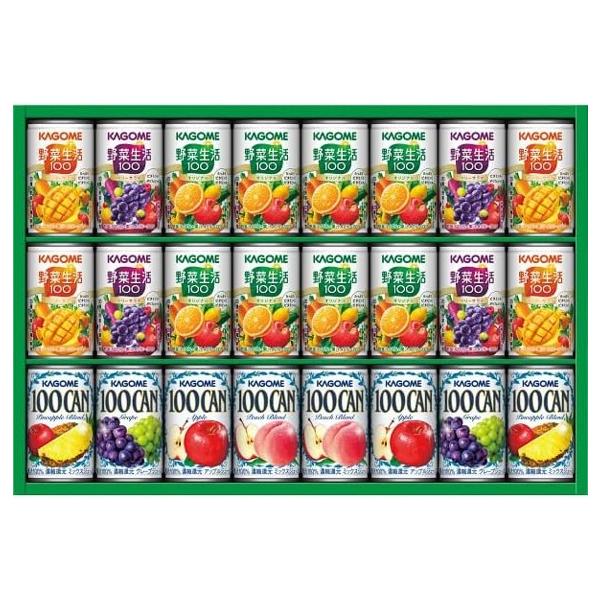 カゴメ すこやかファミリーギフト 24本入【KSR-30H】野菜ジュースギフト　カゴメ100CAN　野菜生活100　お中元　お歳暮　お礼　お祝い　お供え　内祝　快気祝　
