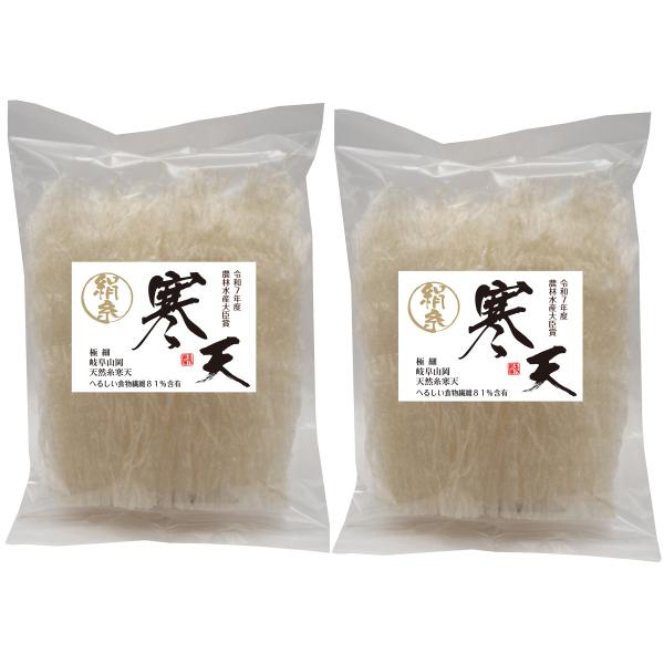 良質の天草を１００％原料に、伝統手法で丁寧につくられた山岡町産の天然糸寒天（特許庁・地域ブランド認定第一号）。お料理に、デザートにいろんな用途に適すよう通常よりも細く突き出したオリジナル品です。毎日寒天を食べることを習慣にしてほしいから、品...