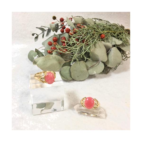 インカローズ リング フリーサイズ アルゼンチン産 ロードクロサイト