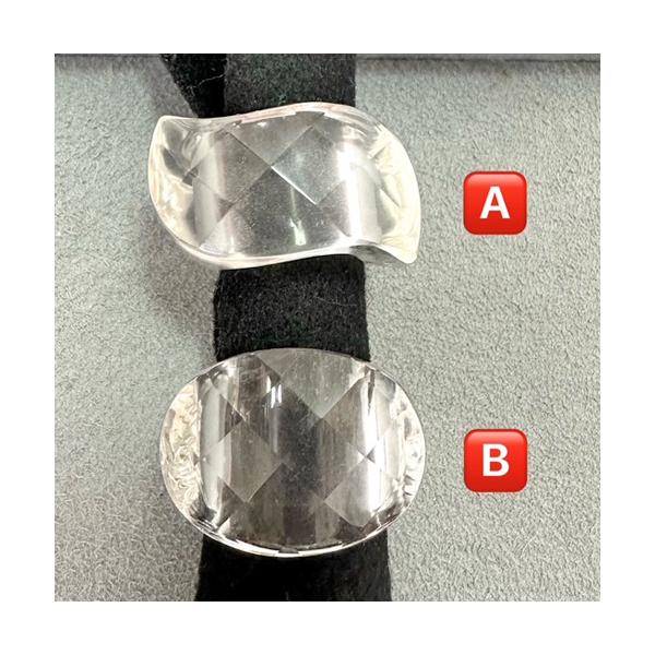 アドリンヒュー ロッククリスタル ダイヤモンド　シルバーリング　水晶　天然石 アドリンヒュー ロッククリスタル ダイヤモンド シルバーリング 水晶