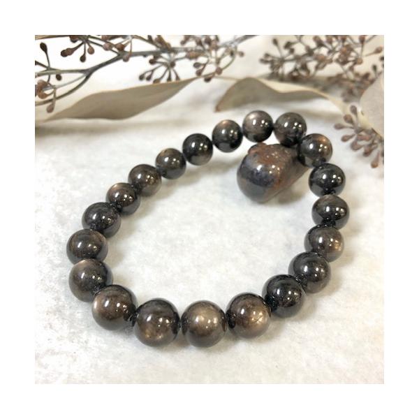 サファイア ブレスレット スターサファイア 約10〜10.5ミリ玉