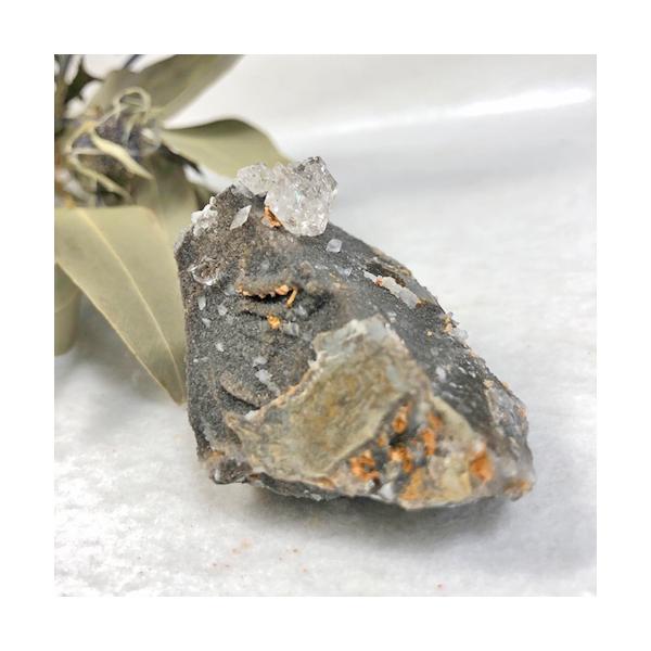 ミラボーダイヤモンド ミラボークォーツ 母岩付き 原石 水晶 天然石