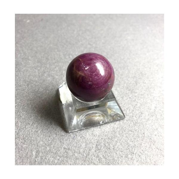 ルビー丸玉 パワーストーン 置物 ルビー 丸玉 加工品 磨き石 約22.8ミリ玉 インドルビー 天然石