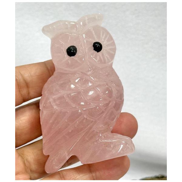 フクロウの置物　天然石 Amazon.co.jp: RemeeHi ふくろう 置物 天然石 樹脂 ミニ梟