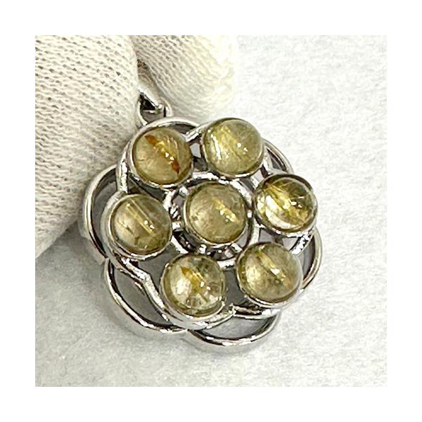 金針水晶ペンダントトップ 天然水晶 金針水晶（金髪水晶） ペンダントトップ 2) | 天然石