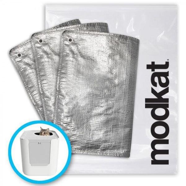 Modkatモデキャットリターボックス　グレー　専用リユーザブルライナー8個付き 猫用トイレ modkat モデキャット リターボックス 全2カラー