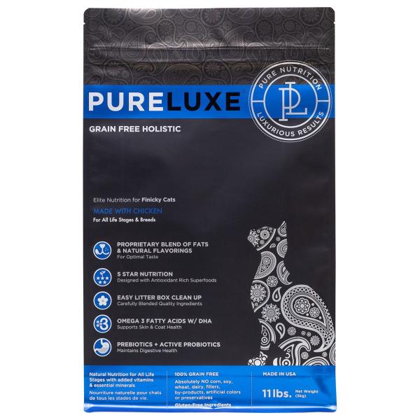 キャットフード ピュアラックス PURELUXE エリートニュートリション フレッシュ チキン 5kg グレインフリー グルテンフリー