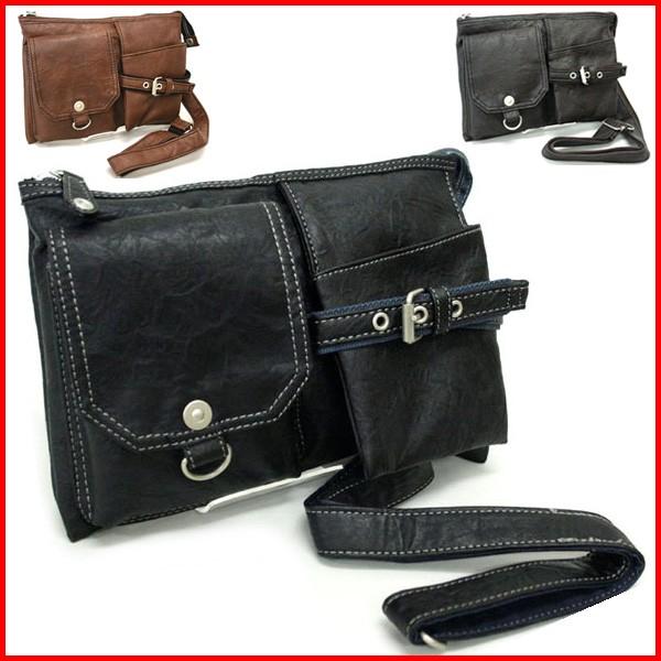 ウエストポーチ ショルダーバッグ メンズ レディース 2way 斜めがけ