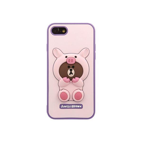 LINE FRIENDS iPhone SE 2 (SE2)/8/7 SILICON sM[uE
