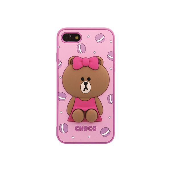 LINE FRIENDS iPhone SE 2 (SE2)/8/7 SILICON `R