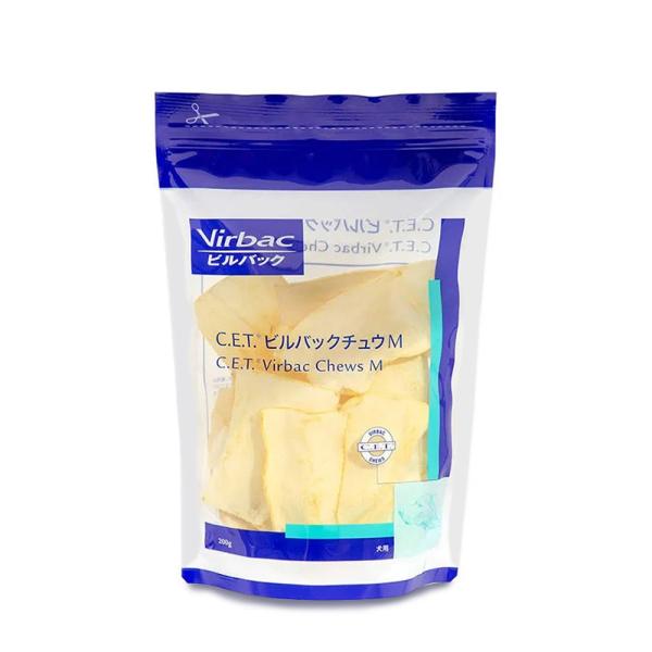 【送料無料】ビルバック C.E.T.ビルバックチュウ(M) 200g[正規品] 犬用 デンタルケア ガム 歯みがき おやつ 噛む 歯垢除去 ペット(数量:1個)
