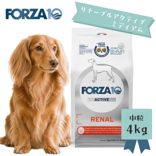 FORZA10　リナールアクティブ ミディアム　4kg