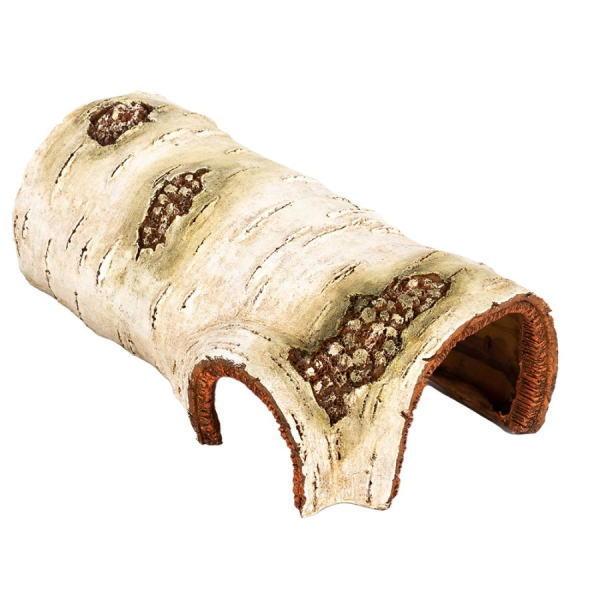 特長 ●倒木を模したレイアウトに溶け込む爬虫類、両生類用シェルターです。●正面と横面から自由に出入りでき、隠れやすいトンネル型です。●レジン製で水を吸わない為カビが生え辛く、パルダリウム等の湿度の高いレイアウトでも生体の隠れ家として使いやす...