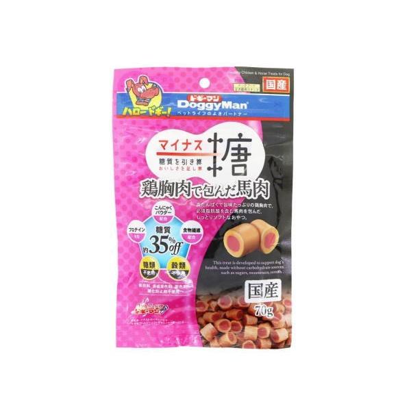 犬のおやつ マイナス糖 鶏胸肉で包んだ馬肉 70g 36個 ケース販売 R0061 ペット良品倶楽部ヤフー店 通販 Yahoo ショッピング