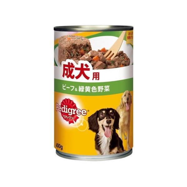 犬のウェットフード ペディグリー缶 成犬用 ビーフ 緑黄色野菜 400ｇ 24個 ケース販売 R0298 ペット良品倶楽部ヤフー店 通販 Yahoo ショッピング
