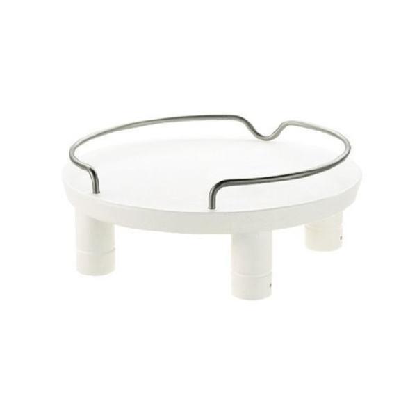 他サイト： 犬猫用食器台 ペット用 木製テーブル シングル ホワイトの商品画像