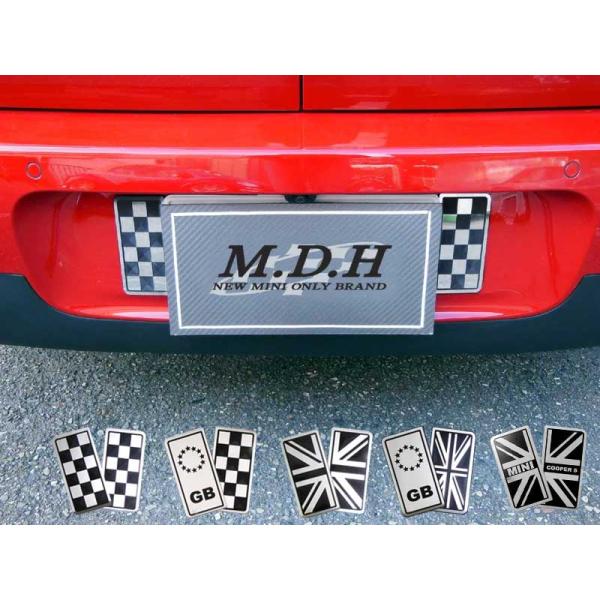 BMW ミニ MINI F54 R50 R53 R55 バックナンバーガーニッシュ 2pcs 外装