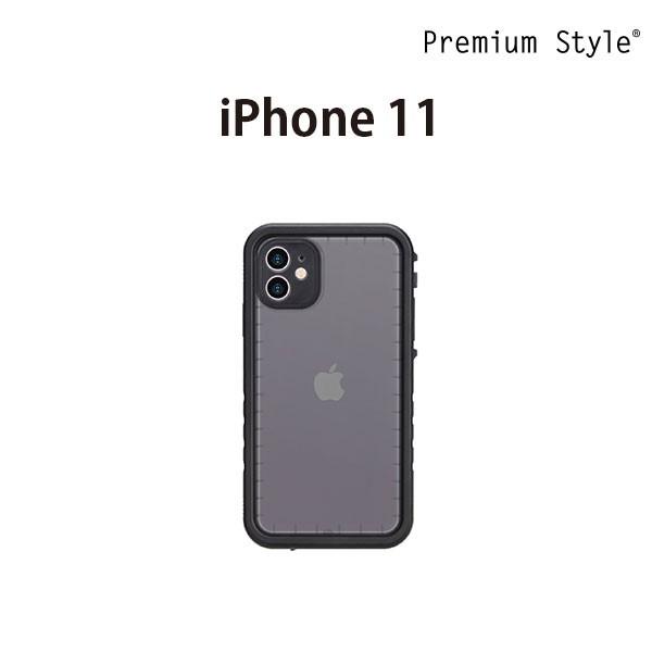 アウトレット iPhone 11 ケース カバー ブラック 黒 ウォーター 