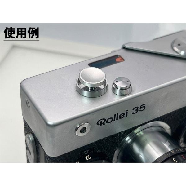 ���[���C35�p�\�t�g�V���b�^�[�����[�X�{�^��(�N���[��) rollei 35 ���[���C35s�ȂǂɎg�p�� ���i�摜1